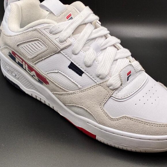 *NEW* FILA Men\'s CORDA Sneaker 126 Size 10 1/2 White/Red/Blue Technology Concept main image 9